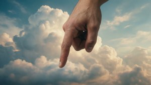 Cloud Finger Surreal