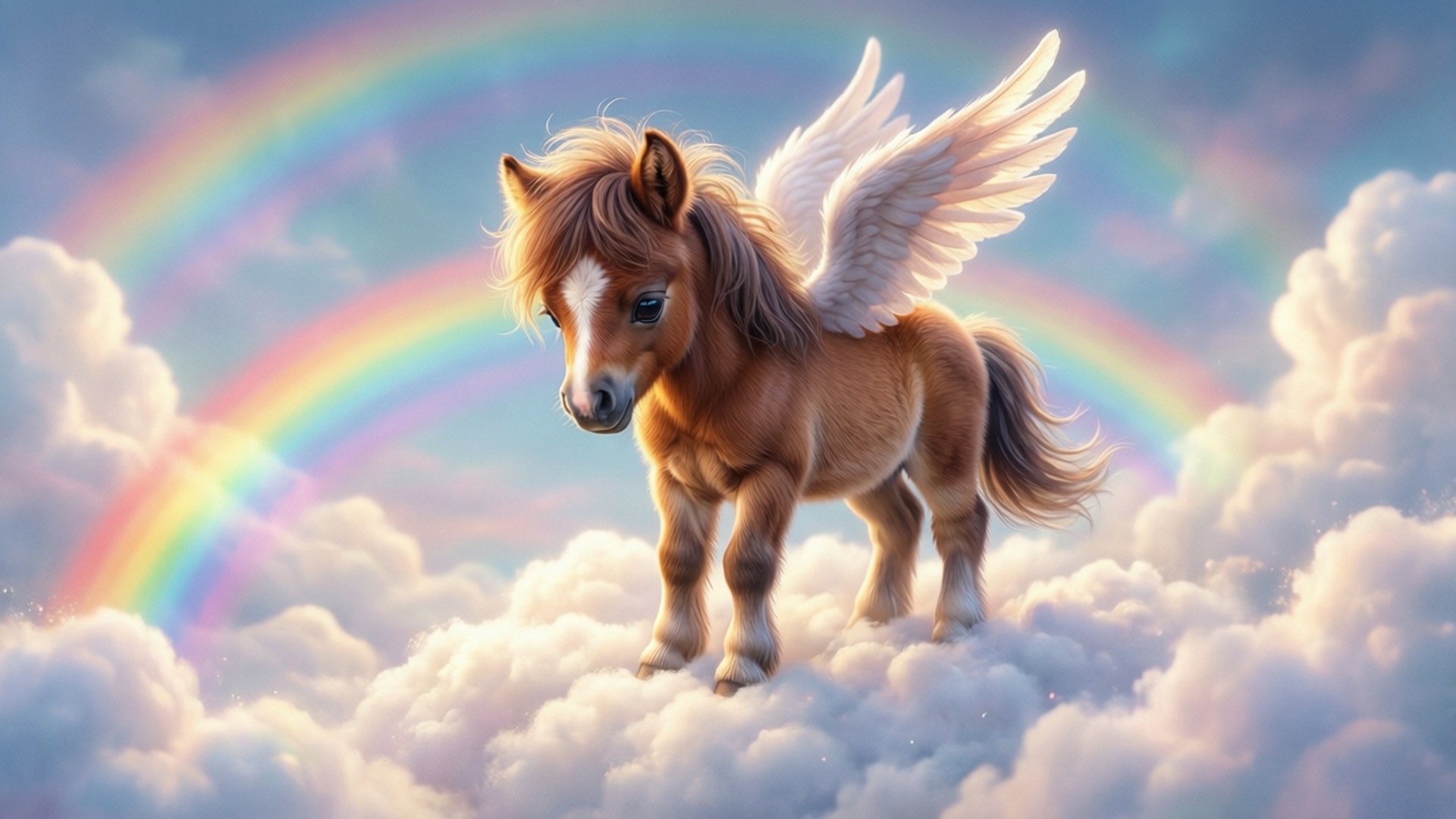 Cloud Foal by Wallpapers.art Studio