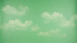 Cloud Pattern Green Screen