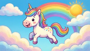 Cloud Rainbow Unicorn