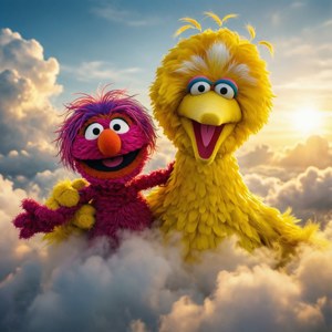 Cloud Ride with Big Bird