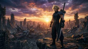 Cloud's Sunset Vigil