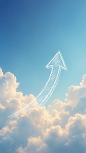 Cloud Upward Arrow