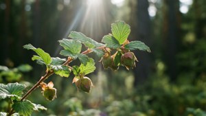 Cloudberry Branch Sunlight