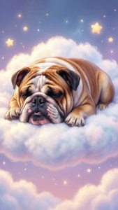 Cloudy Bulldog Dreams