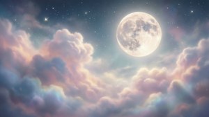Cloudy Moon Glow
