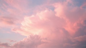 Cloudy Pink Sky