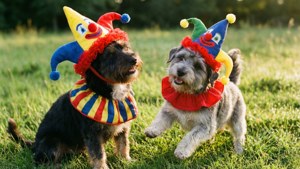 Clown and Dog
