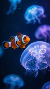 Clownfish and Jellyfish