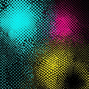 CMYK Halftone Pattern