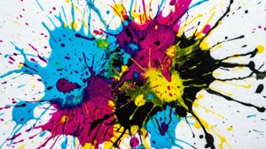 CMYK Ink Splash