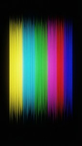 CMYK Neon Stripes