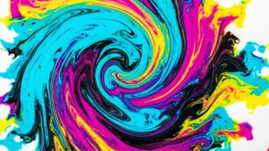 CMYK Swirl