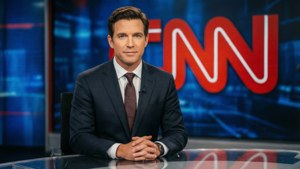 CNN News Anchor at Desk
