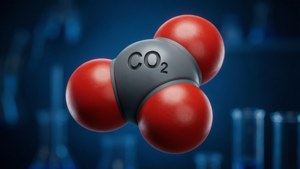 CO2 Molecular Model