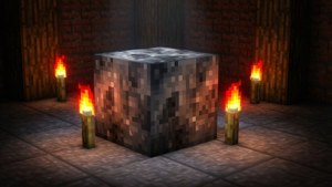 Coal with Redstone Torches