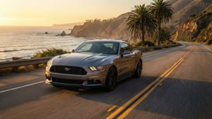 Coastal Sunset Mustang