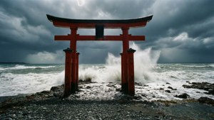 Coastal Torii Storm