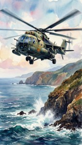 Coastal Watercolor
