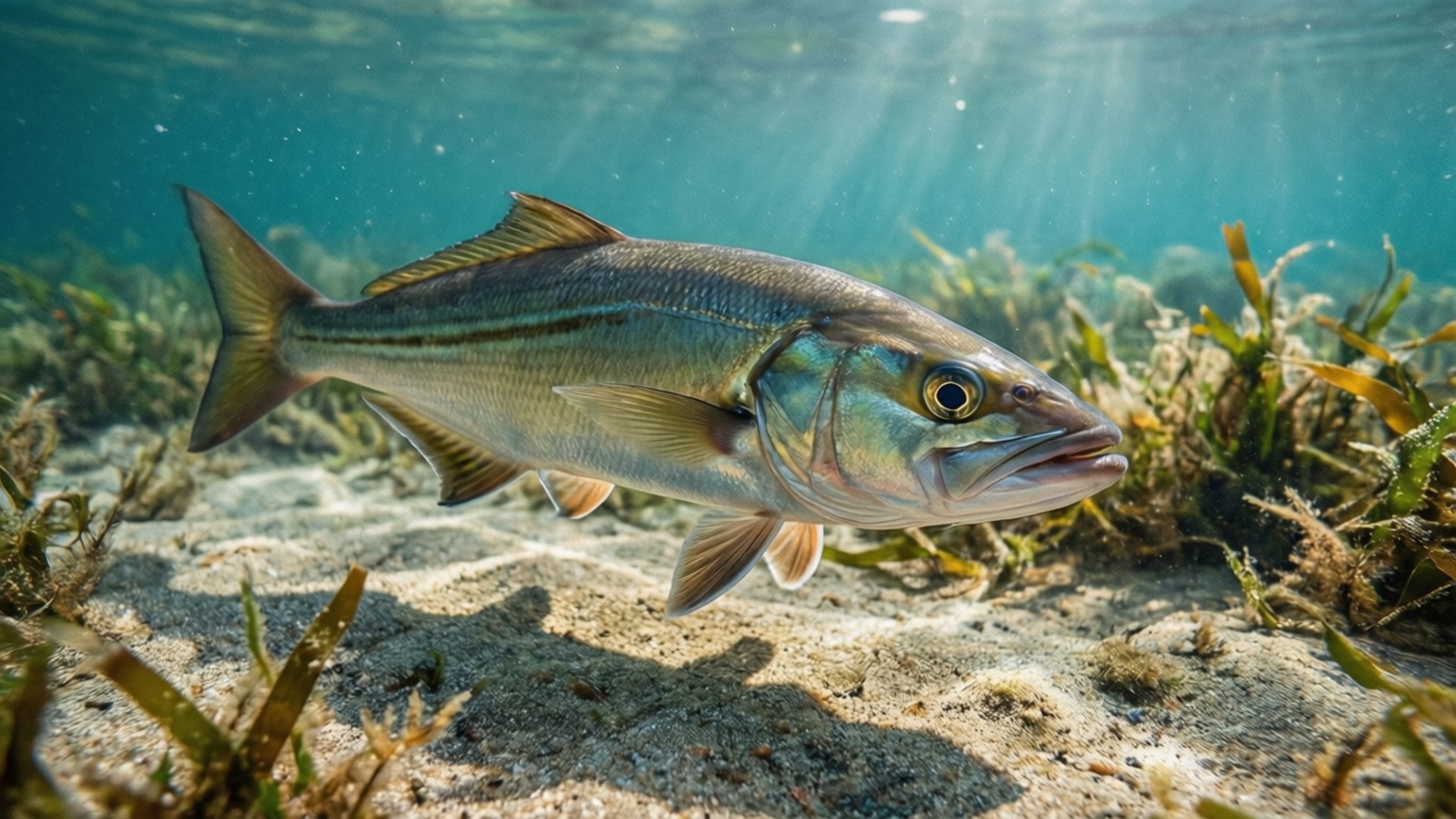 Cobia Seabed Stroll by Wallpapers.art Studio