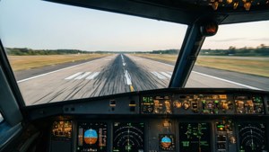 Cockpit Takeoff View