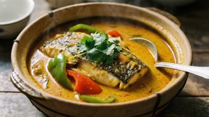 Coconut Halibut Curry