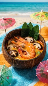 Coconut Shell Tom Yum