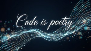 Code Poetry Particles
