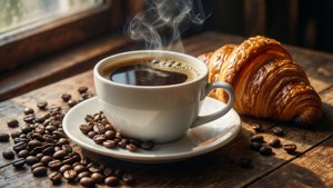 Coffee and Croissant