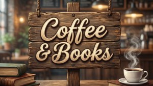 Coffee Books Sign