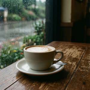 Coffee in Rain