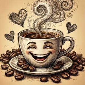 Coffee Love Doodle