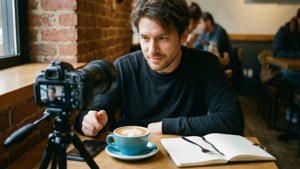 Coffee Shop Vlogger Corner
