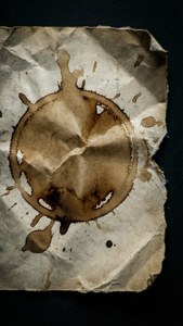 Coffee Stain Grunge Paper