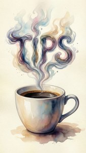 Coffee Tip Steam Art