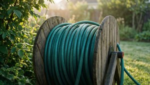 Coiled Garden Hose