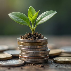 Coins and Plant Growth