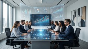 Collaborative Boardroom Meeting