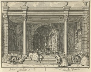Colonnade in de tuin van Huis ter Meer te Maarssen
