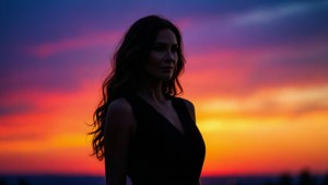 Color Gradient Silhouette