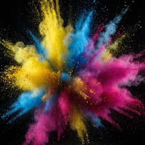 Color Powder Burst