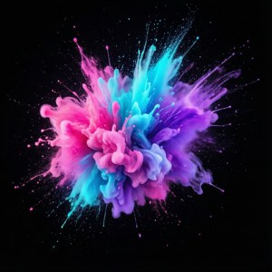 Color Smudge Black