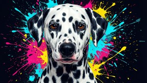 Color Splash Dalmatian