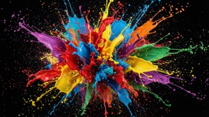 Color Splatter Explosion