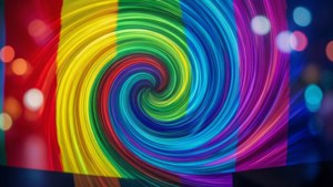 Colorful Abstract Swirl
