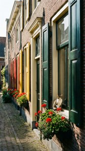 Colorful Alley in Meppel