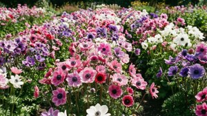 Colorful Anemone Garden