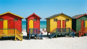 Colorful Beach Huts