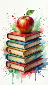 Colorful Book Stack