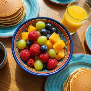 Colorful Breakfast Crockery